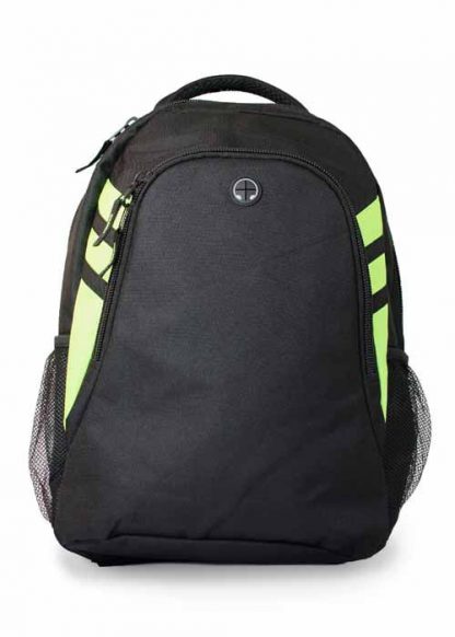 Tasman Backpack - Black/Neon Green