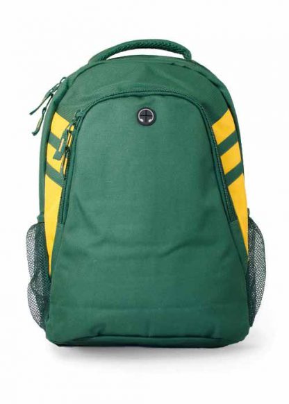 Tasman Backpack - Bottle/Gold