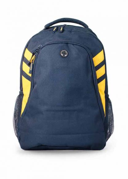 Tasman Backpack - Navy Blue/Gold