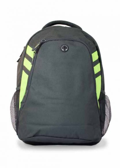 Tasman Backpack - Slate/Neon Green