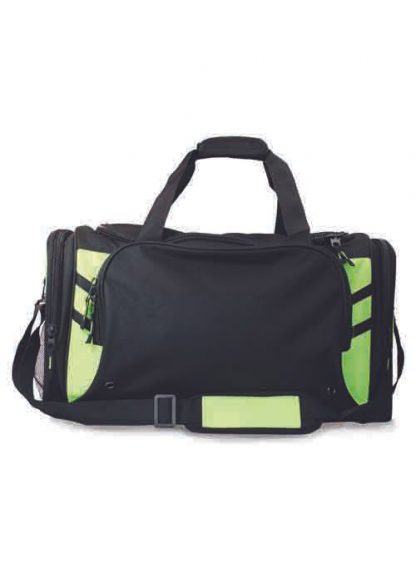 Tasman Sportsbag - Black/Neon Green