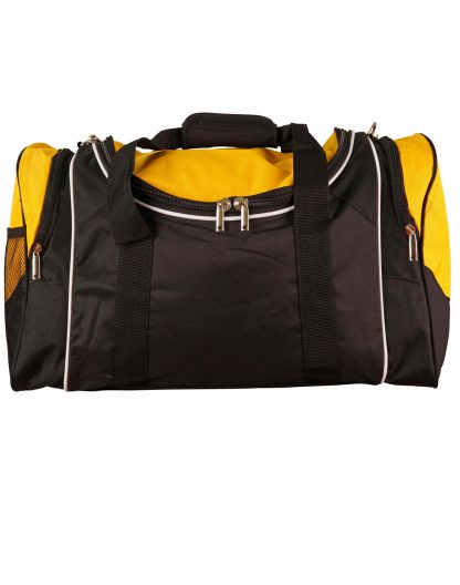 Winner Sports Bag - Black/White/Gold