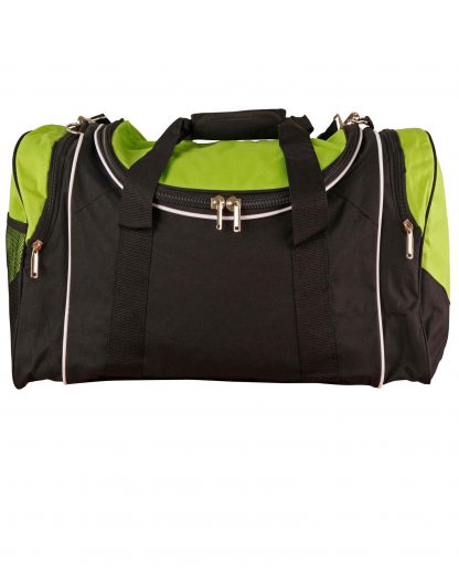 Winner Sports Bag - Black/White/Lime