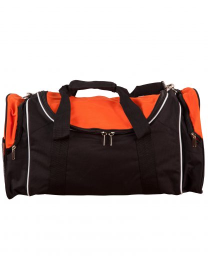 Winner Sports Bag - Black/White/Orange