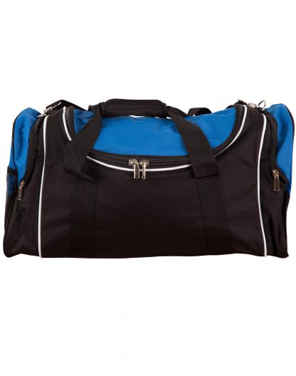 Winner Sports Bag - Black/White/Royal Blue