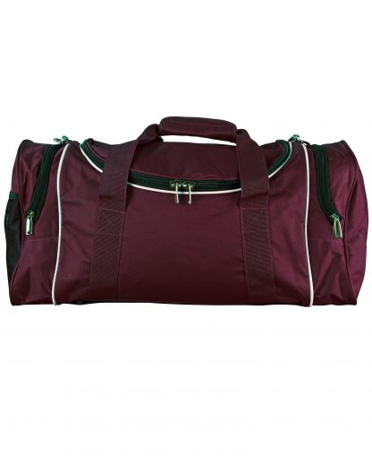 Winner Sports Bag - Maroon/White