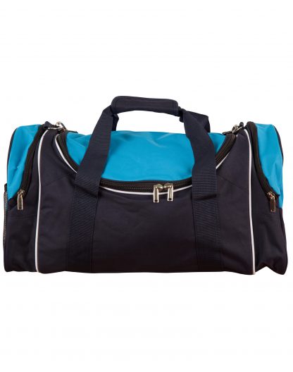 Winner Sports Bag - Navy Blue/White/Aqua