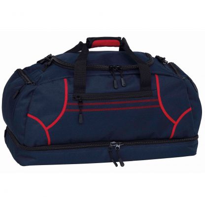 Reflex Sports Bag - Navy Blue/Red