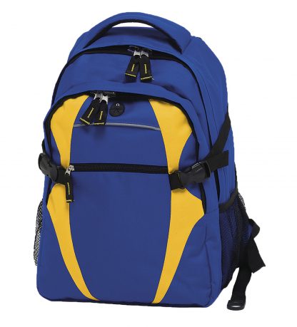 Zenith Backpack - Royal Blue/Gold