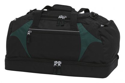 Zenith Sports Bag - Black/Green