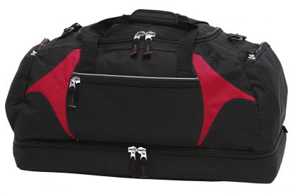 Zenith Sports Bag - Black/Red