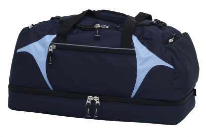 Zenith Sports Bag - Navy/Sky Blue