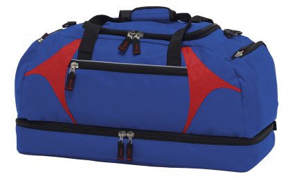 Zenith Sports Bag - Royal Blue/Red