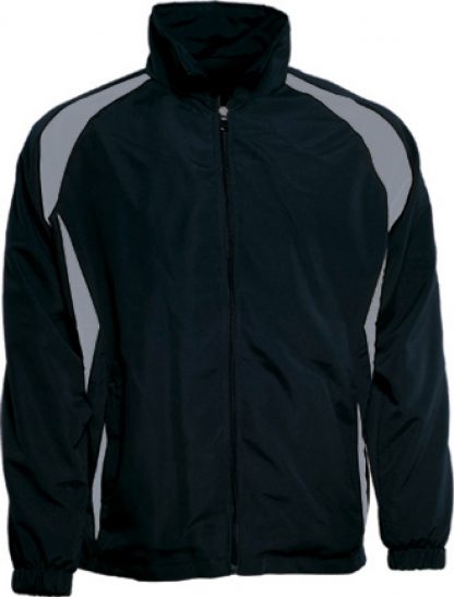 Unisex Adults Training Track Jacket - 2XL, Black/Grey