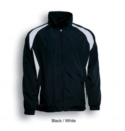 Unisex Adults Training Track Jacket - 2XL, Black/White