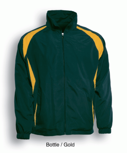 Unisex Adults Training Track Jacket - 2XL, Bottle/Gold