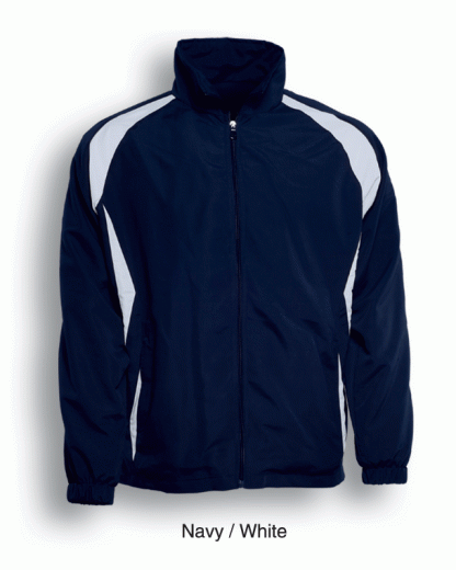 Unisex Adults Training Track Jacket - 2XL, Navy Blue/White