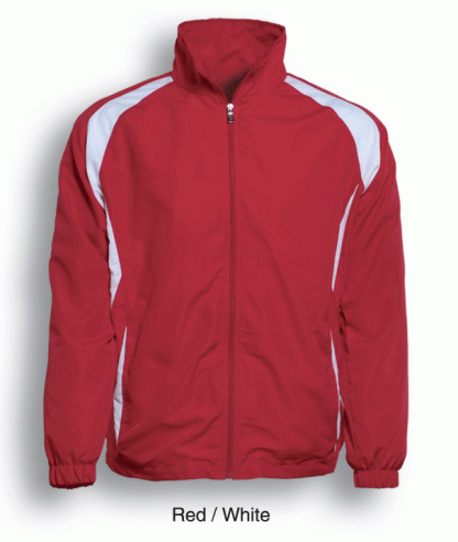 Unisex Adults Training Track Jacket - 2XL, Red/White