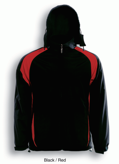 Unisex Adults Reversible Sports Jacket - 2XL, Black/Red