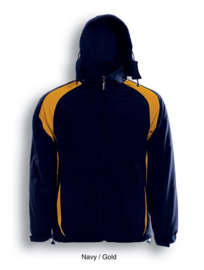 Unisex Adults Reversible Sports Jacket - 2XL, Navy Blue/Gold