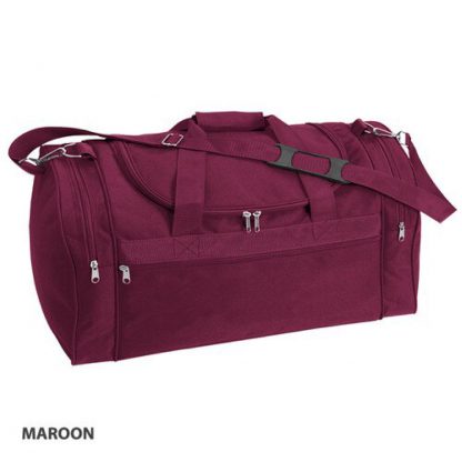 Plain Sports Bag - Maroon