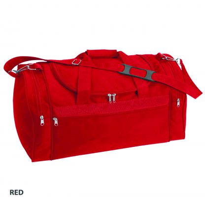 Plain Sports Bag - Red