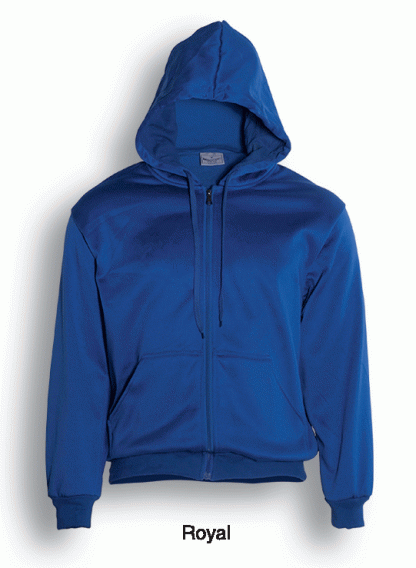 Unisex Adults Zip Through Hoodie - 2XL, Royal Blue