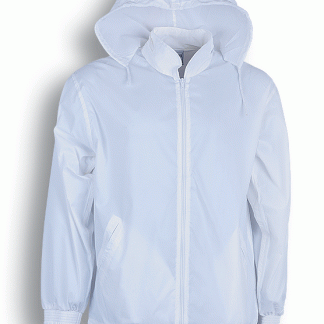 Rain Jacket with Lining - White