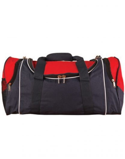 Winner Sports Bag - Navy Blue, White, Red